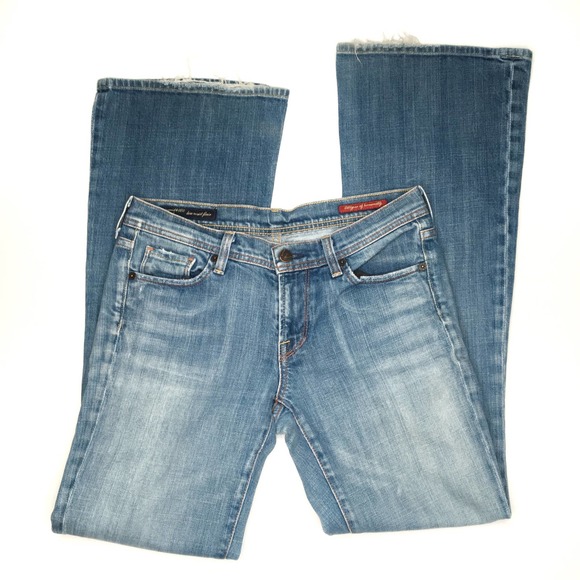 Citizens of Humanity Ingrid low rise flare blue jeans medium wash denim size 27 - Picture 4 of 7